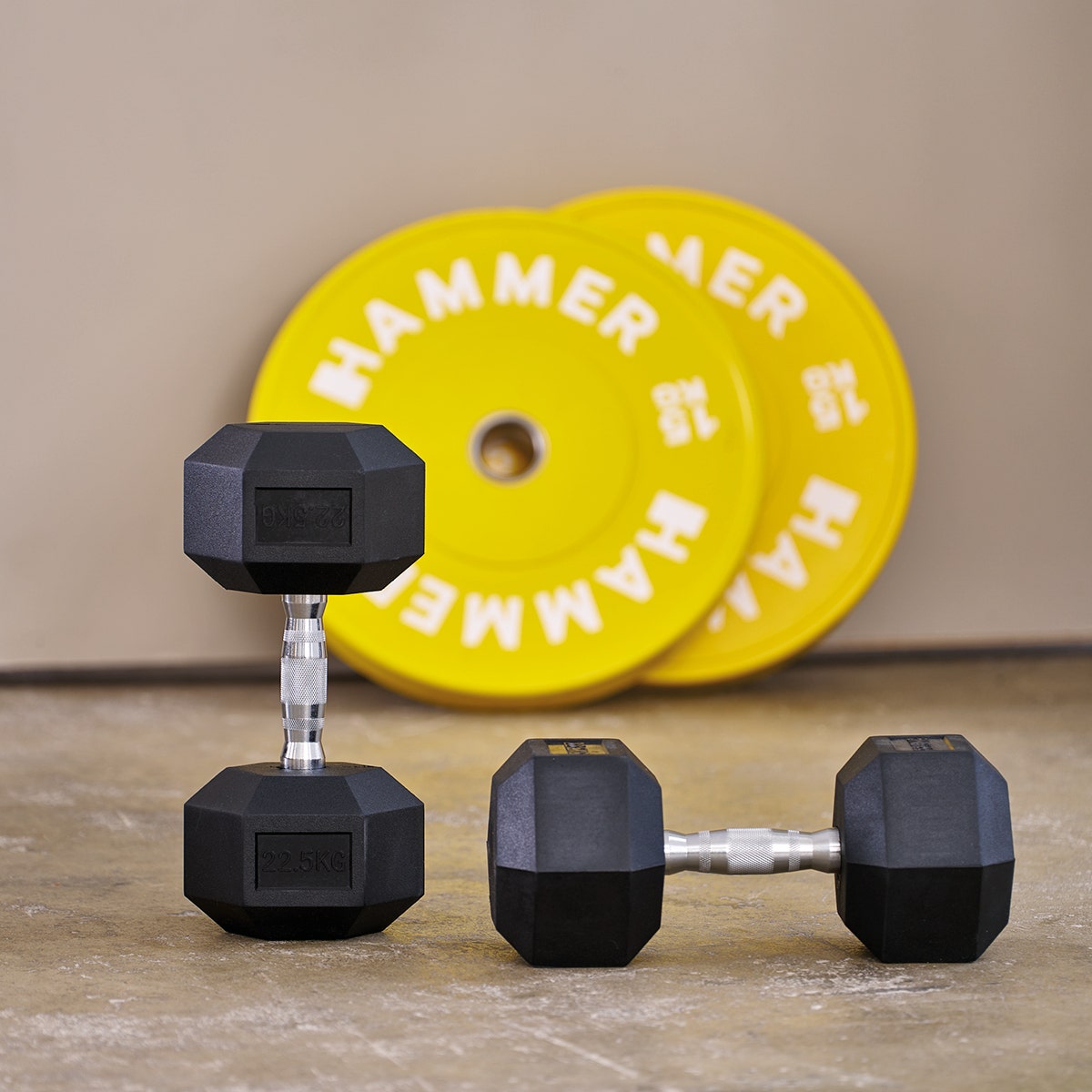 Hexagon kompakta hantlar 1 - 30 kg