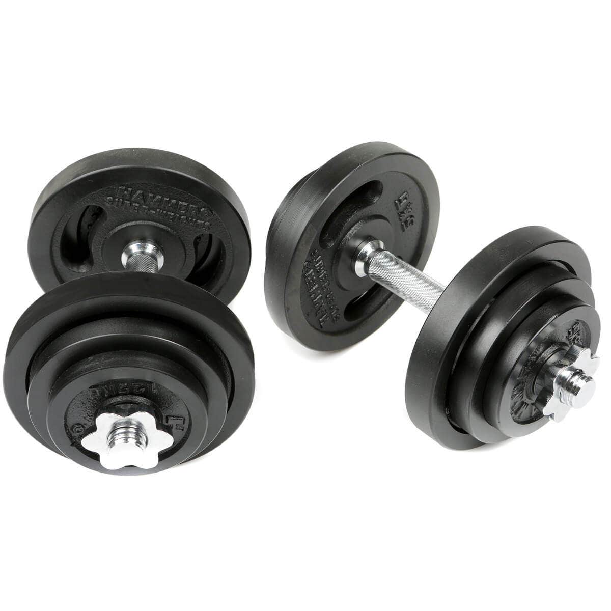 40 kg Short Barbell Set, Iron (Ø 30 mm)