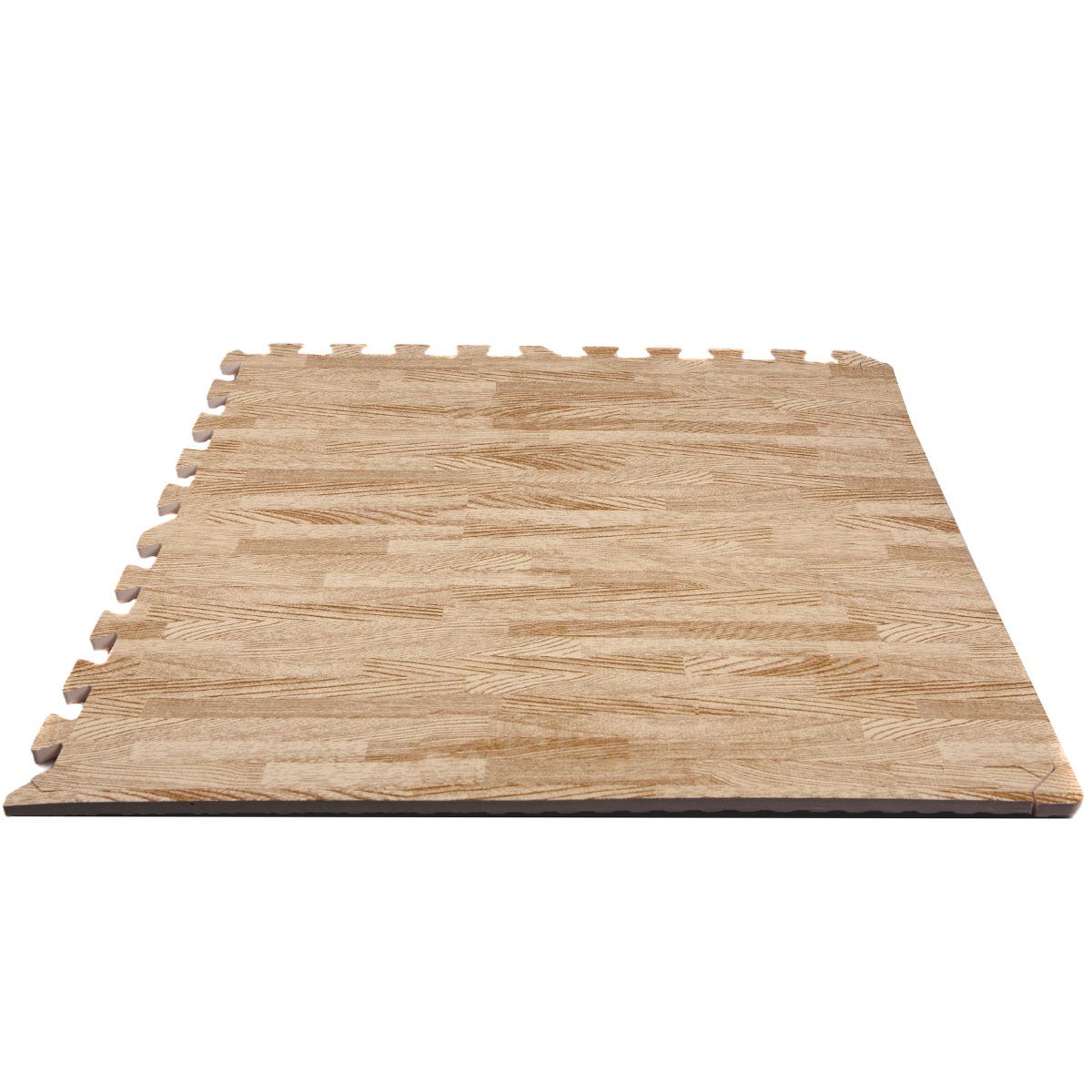 Puzzle mat wood look