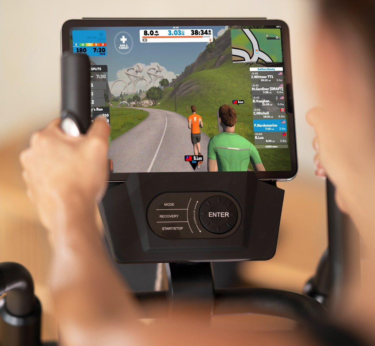 Zwift & Kinomap