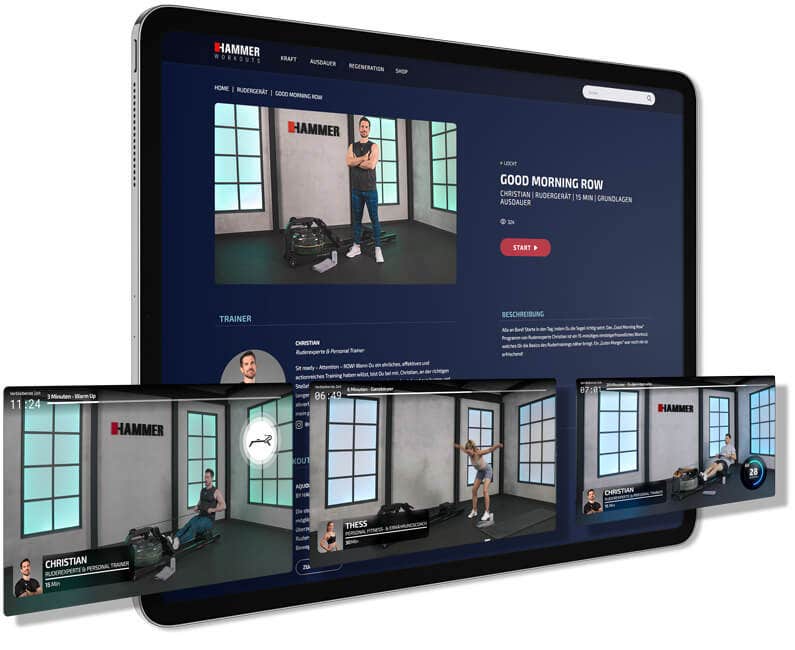 Hammer Workouts Mock-up Hammer Workouts Mock-up