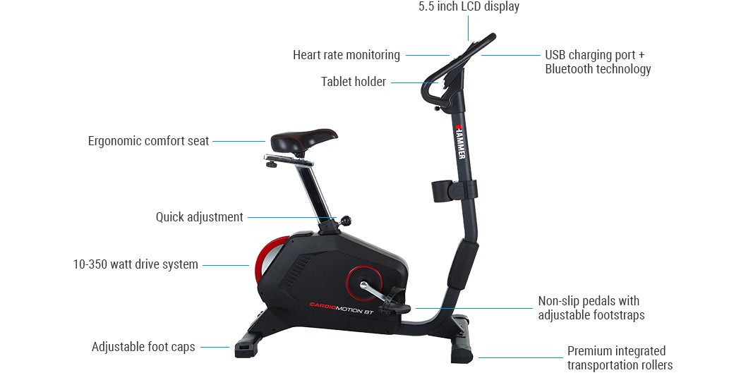 HAMMERCardio Motion BT - Features HAMMER Cardio Motion BT - Features
