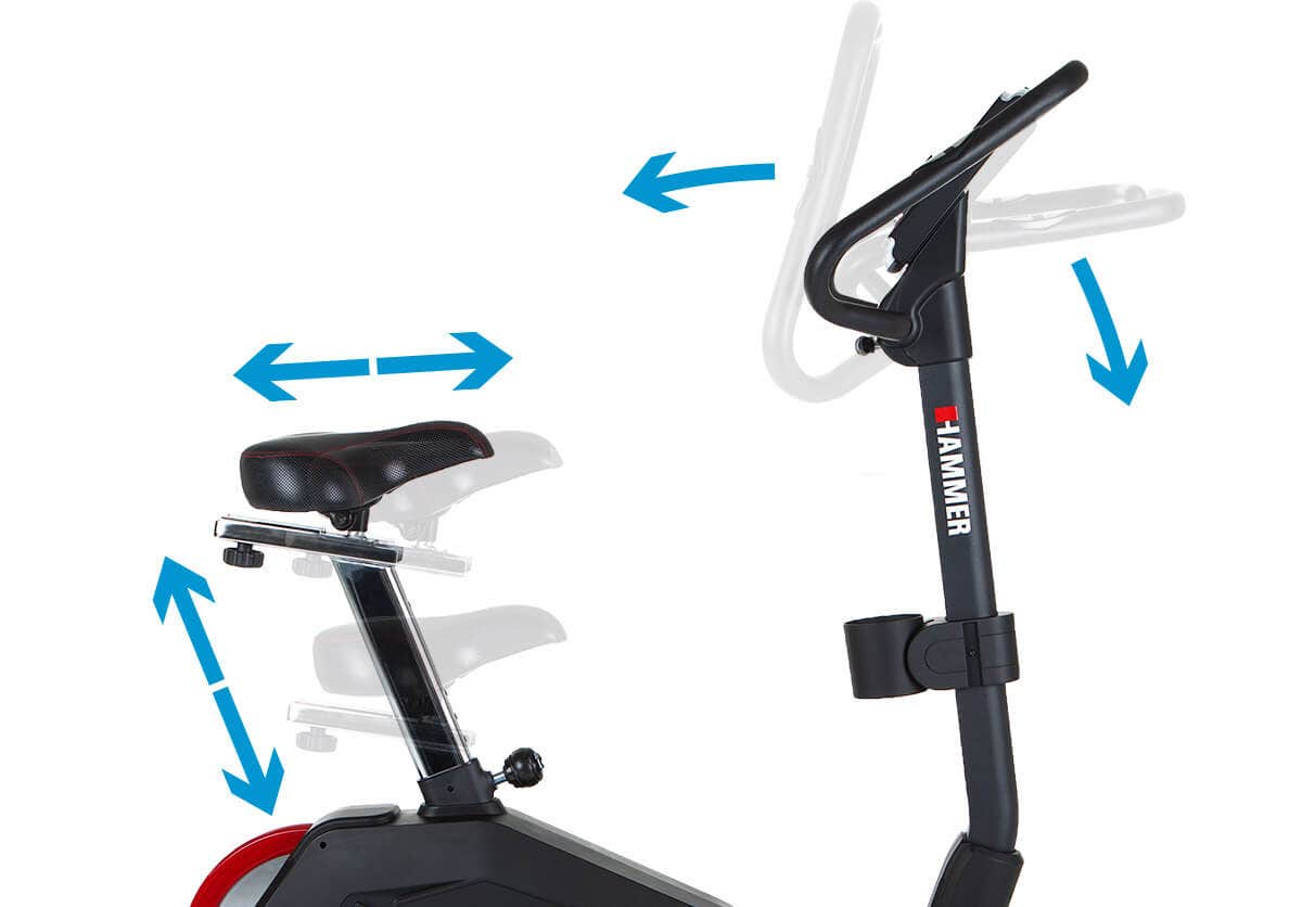 Adjustable saddle and handlebar Adjustable saddle and handlebar