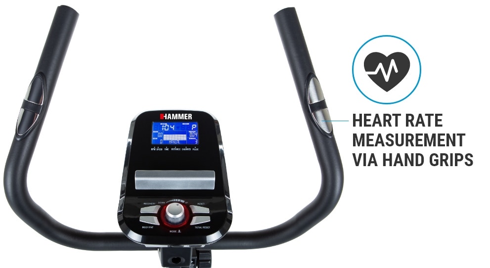 Pulse measurement via hand grips Pulse measurement via hand grips